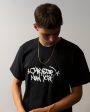 Chrystie NYC Tag logo T-shirt - Black Online Hot Sale