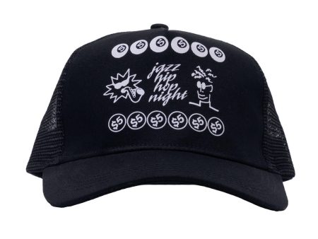 555-Soul Ludlow Throw Trucker Hat - Black Online Hot Sale