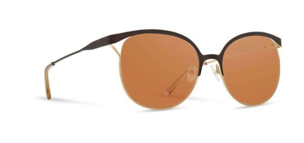 Shwood Odessa Metal Sunglasses - Bronze & Gold - Brown Fashion