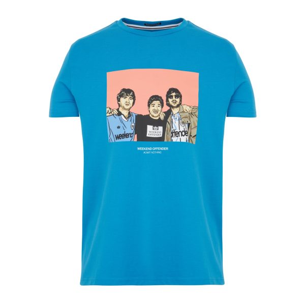 Weekend Offender Diego T-Shirt - Napoli Blue Fashion