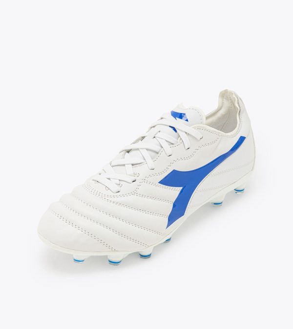 Diadora Brasil Elite 2 LT LP 12 Soccer Boots - White Royal Blue Online