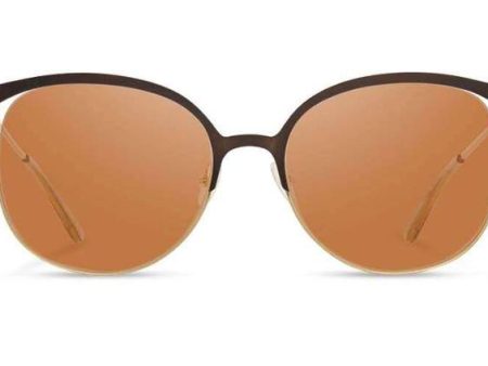 Shwood Odessa Metal Sunglasses - Bronze & Gold - Brown Fashion