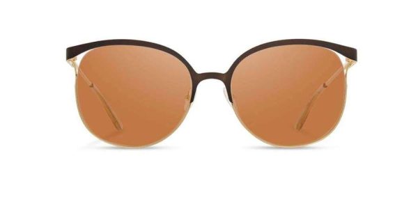 Shwood Odessa Metal Sunglasses - Bronze & Gold - Brown Fashion