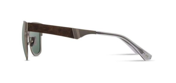 Shwood Canby Metal Sunglasses - Gun Metal Elm Burl - G15 Discount