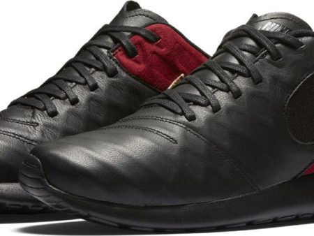 Nike Roshe Tiempo VI FC Men s Shoe - Black Team Red Cheap