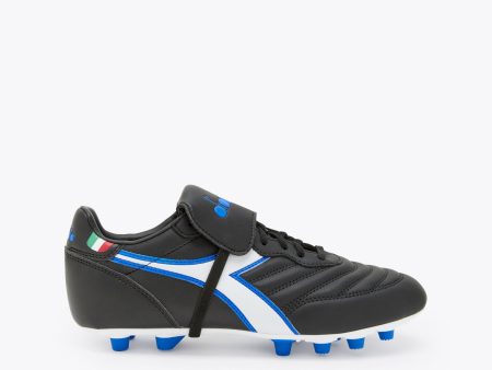 Diadora Brasil OG LT T MDPU Soccer Boots - Black White Royal Blue Sale