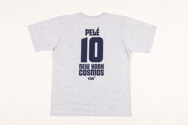 VSS Studio x New York Cosmos  Pelé #10 T-shirt - Ash Grey Online