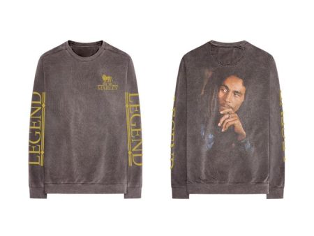 Bob Marley Legend Fleece Crewneck Online now