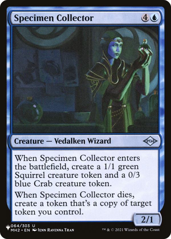 Specimen Collector [The List Reprints] For Sale