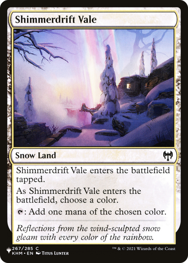 Shimmerdrift Vale [The List Reprints] Online