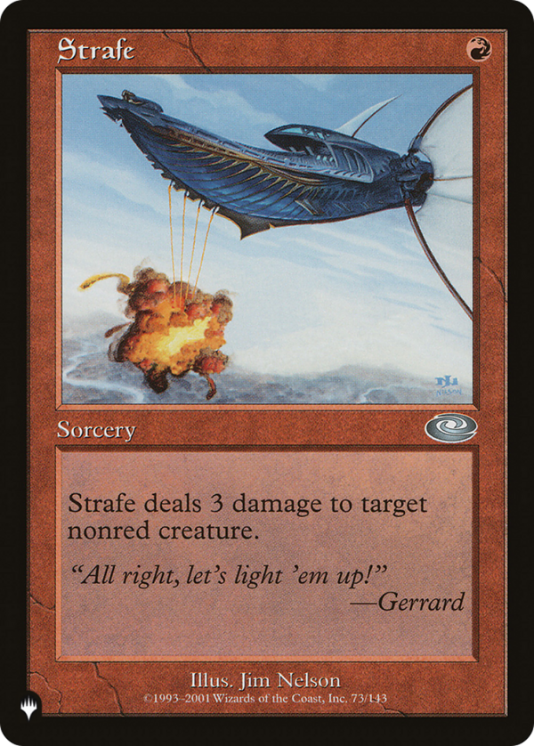 Strafe [The List Reprints] Online Hot Sale