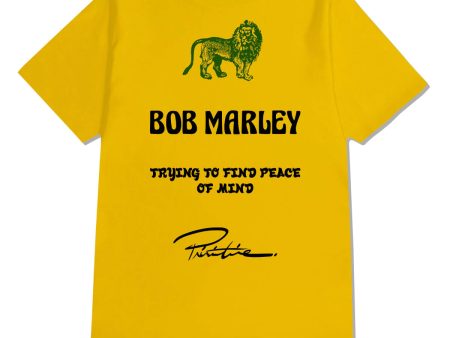 Primitive x Bob Marley Heartache Tee - Gold Cheap