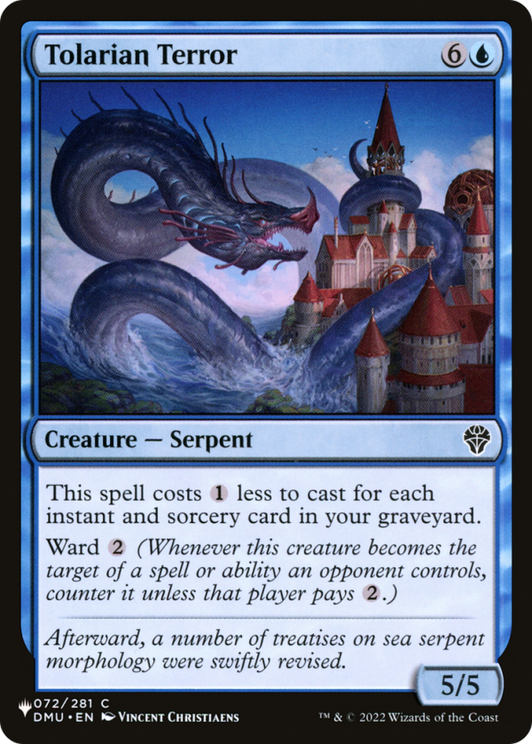 Tolarian Terror [The List Reprints] Supply