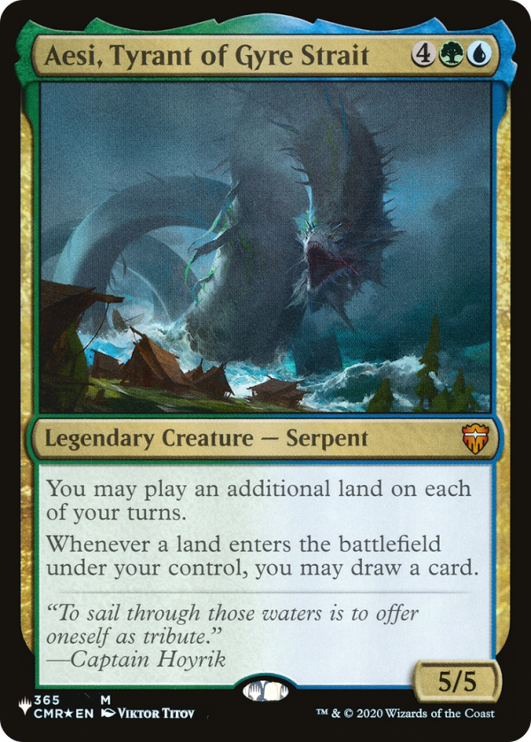 Aesi, Tyrant of Gyre Strait [The List Reprints] Cheap