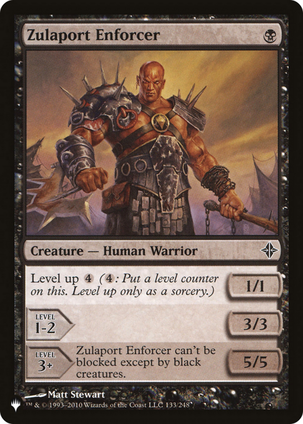 Zulaport Enforcer [The List Reprints] Discount