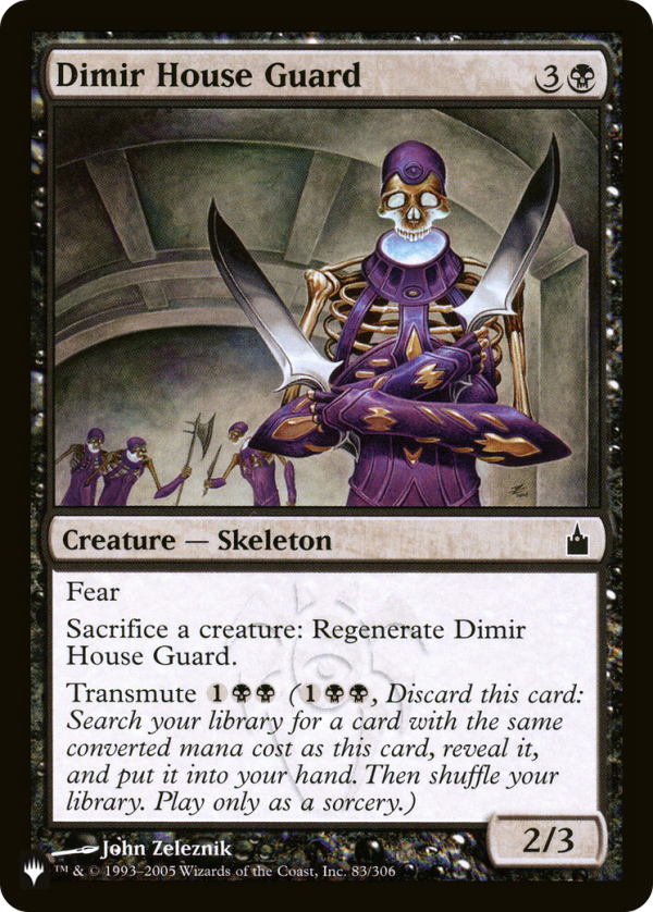 Dimir House Guard [The List Reprints] For Sale