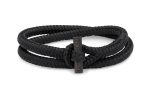 PIG & HEN - Tiny Ted Rope Bracelet - Black Online Sale