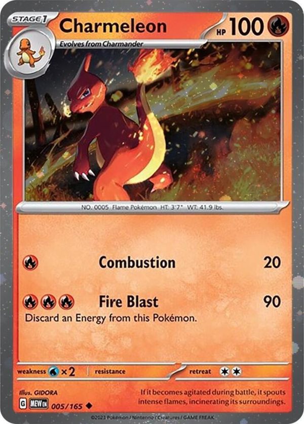 Charmeleon (005) (Cosmos Holo) [Scarlet & Violet: Black Star Promos] For Cheap