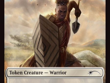 Warrior Token (Rainbow Foil) [Secret Lair Drop Series] Supply