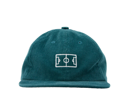 Goiaba E.C. - Campo 6-Panel Corduroy Hat - Bottle Green Online Hot Sale