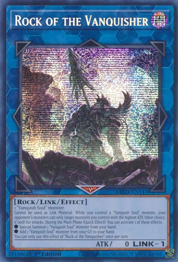 Rock of the Vanquisher [MP24-EN141] Prismatic Secret Rare on Sale