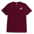 Primitive x Bob Marley Life Forever Tee - Burgundy Online now