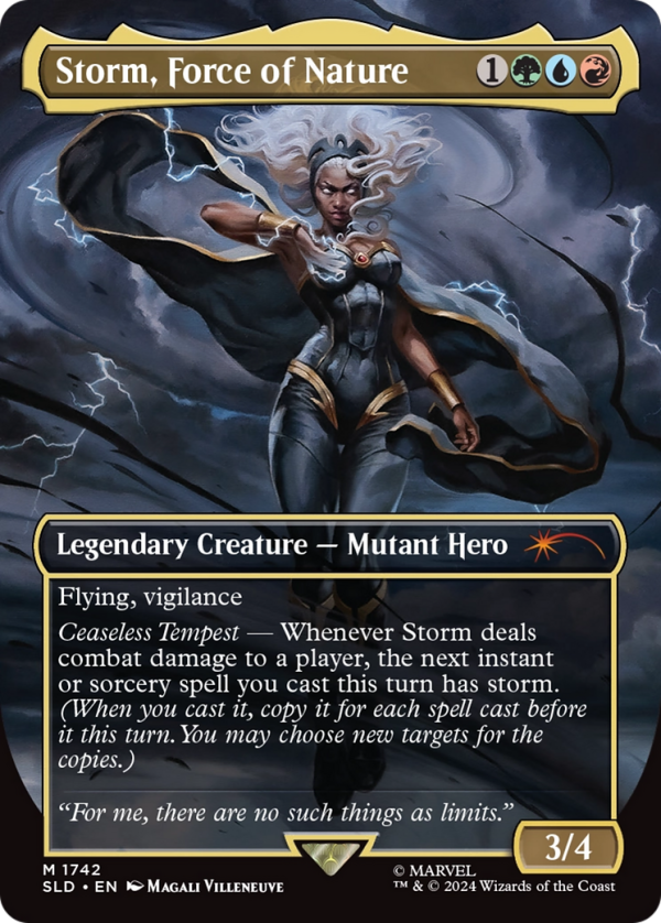 Storm, Force of Nature (Rainbow Foil) [Secret Lair Drop Series] Discount