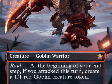 Searslicer Goblin (Borderless) [Foundations] Hot on Sale