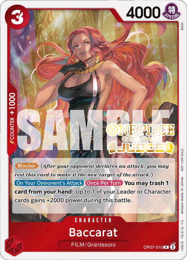 Baccarat (Judge Pack Vol. 4) [One Piece Promotion Cards] Online Sale