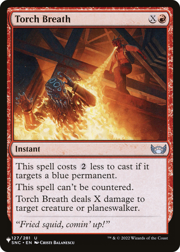 Torch Breath [The List Reprints] For Sale