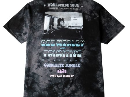 Primitive x Bob Marley Concrete Jungle Washed Tee For Cheap