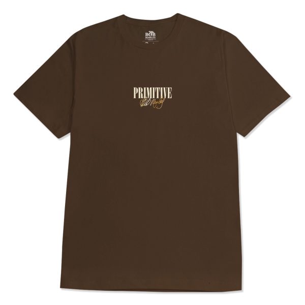 Primitive x Bob Marley Forever Tee - Brown Online Hot Sale