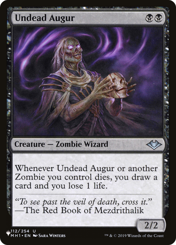 Undead Augur [The List Reprints] Hot on Sale