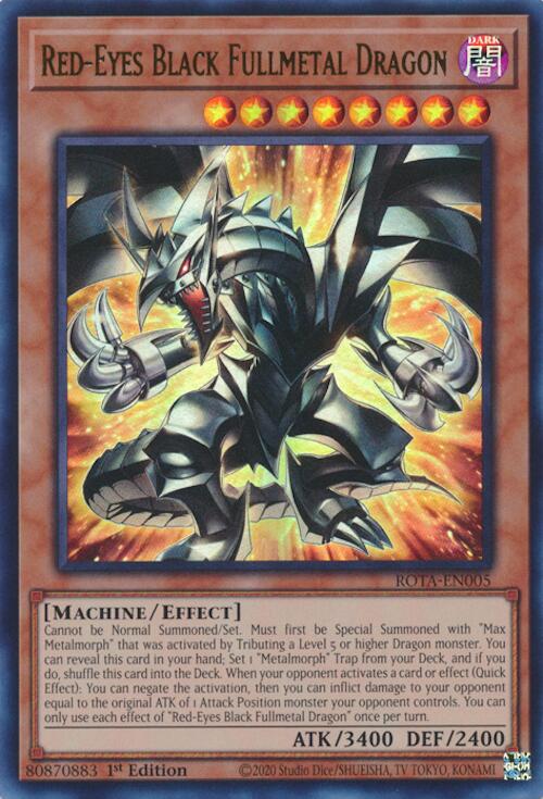 Red-Eyes Black Fullmetal Dragon [ROTA-EN005] Ultra Rare Online now