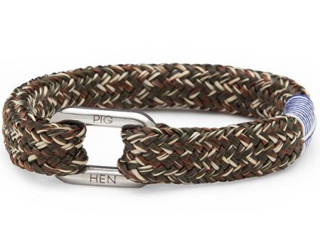 PIG & HEN - Limp Lee Rope Bracelet - Army Brown Sand Online