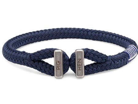 PIG & HEN - Icy Ike Rope Bracelet - Navy Online Hot Sale