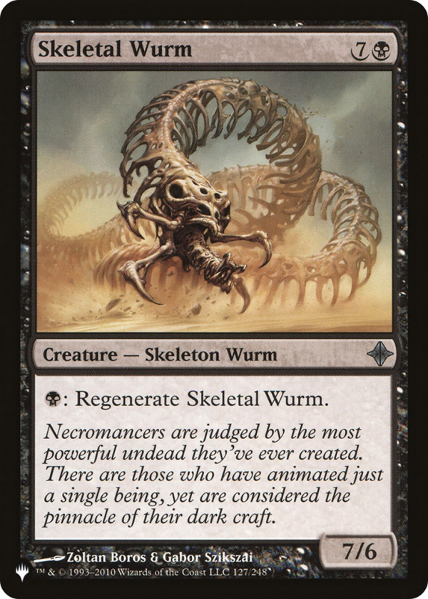 Skeletal Wurm [The List Reprints] Discount