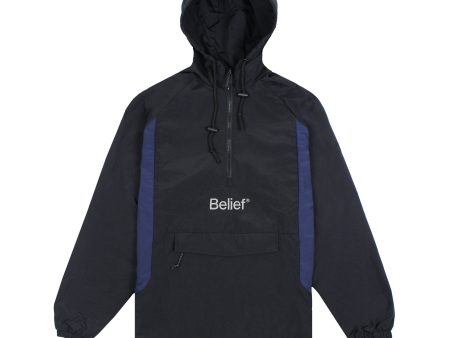 Belief NYC Sport Logo Anorak - Black Online now