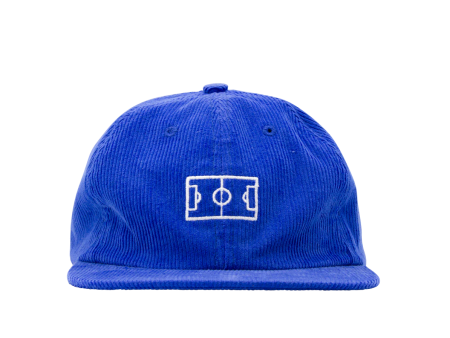 Goiaba E.C. - Campo 6-Panel Corduroy Hat - Royal Blue For Cheap