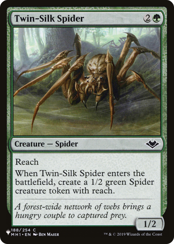 Twin-Silk Spider [The List Reprints] on Sale