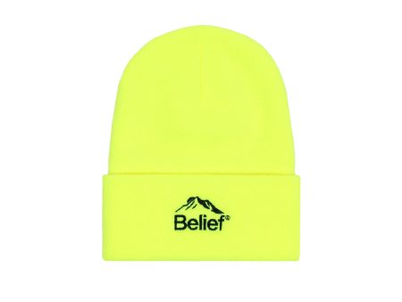 Belief NYC Summit Beanie - Safety Yellow Online now