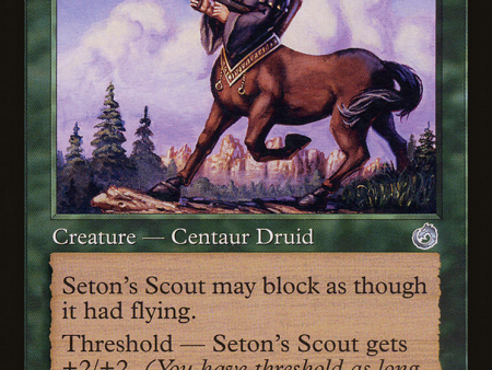 Seton s Scout [The List Reprints] Fashion