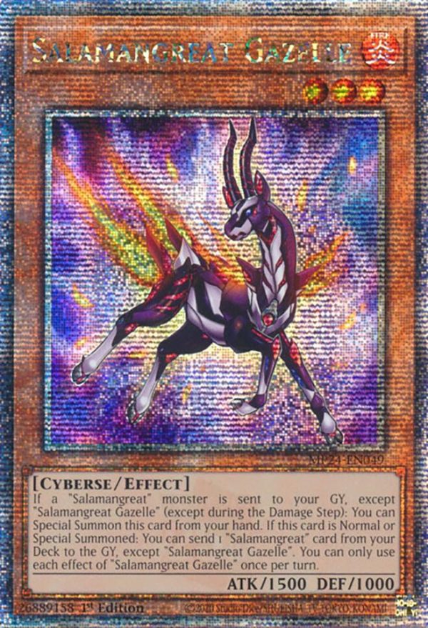 Salamangreat Gazelle [MP24-EN049] Quarter Century Secret Rare Online now