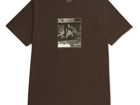 Primitive x Bob Marley Console Tee - Brown on Sale