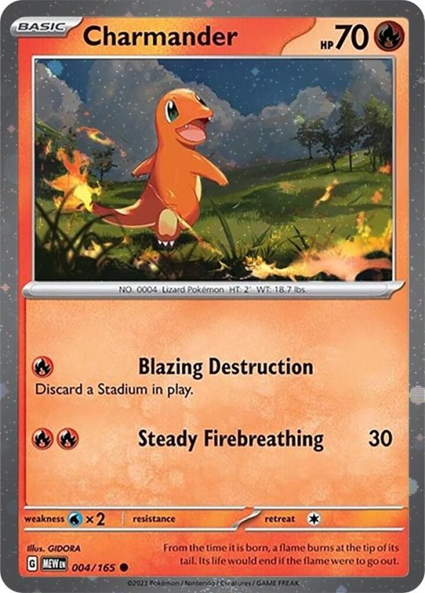 Charmander (004) (Cosmos Holo) [Scarlet & Violet: Black Star Promos] Cheap