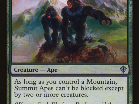 Summit Apes [The List Reprints] Cheap