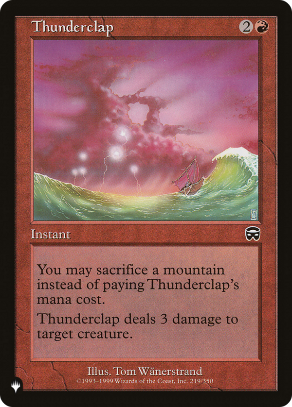 Thunderclap [The List Reprints] Online now