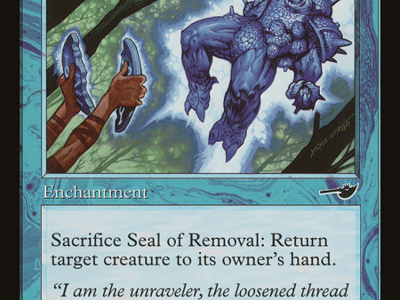 Seal of Removal [The List Reprints] Fashion