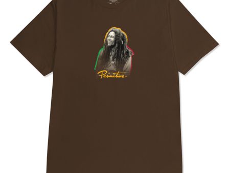 Primitive x Bob Marley One Love Tee - Brown Supply