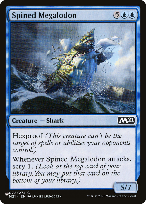 Spined Megalodon [The List Reprints] Online Hot Sale